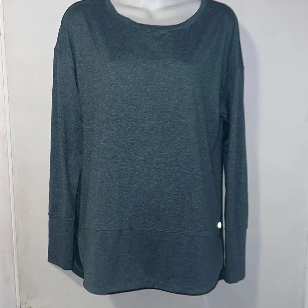APANA Light Blue Composure Crewneck Long Sleeve Shirt-M